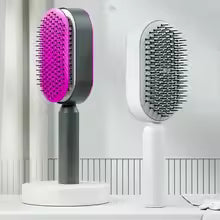 Cepillo de pelo autolimpiante para mujer